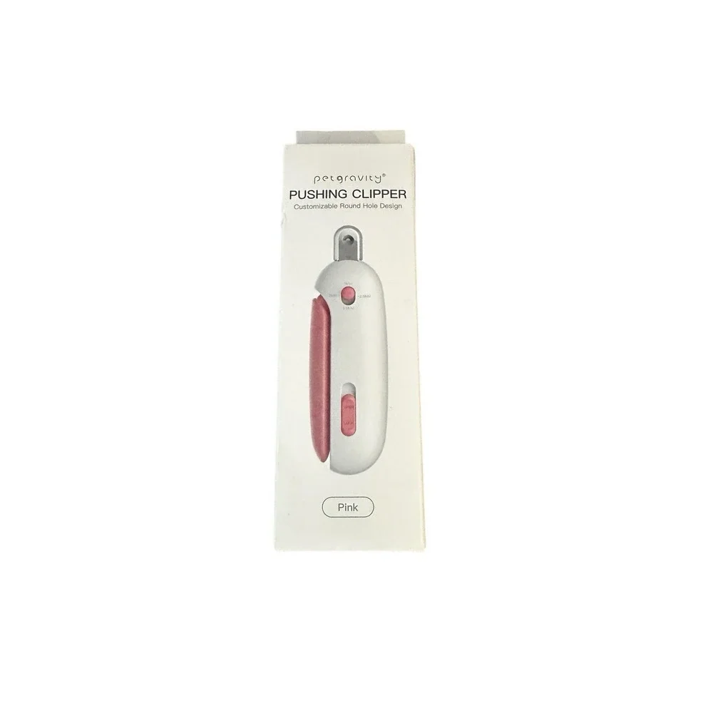 PET‎ GRAVITY pushing cat nail clippers adjustable PINK